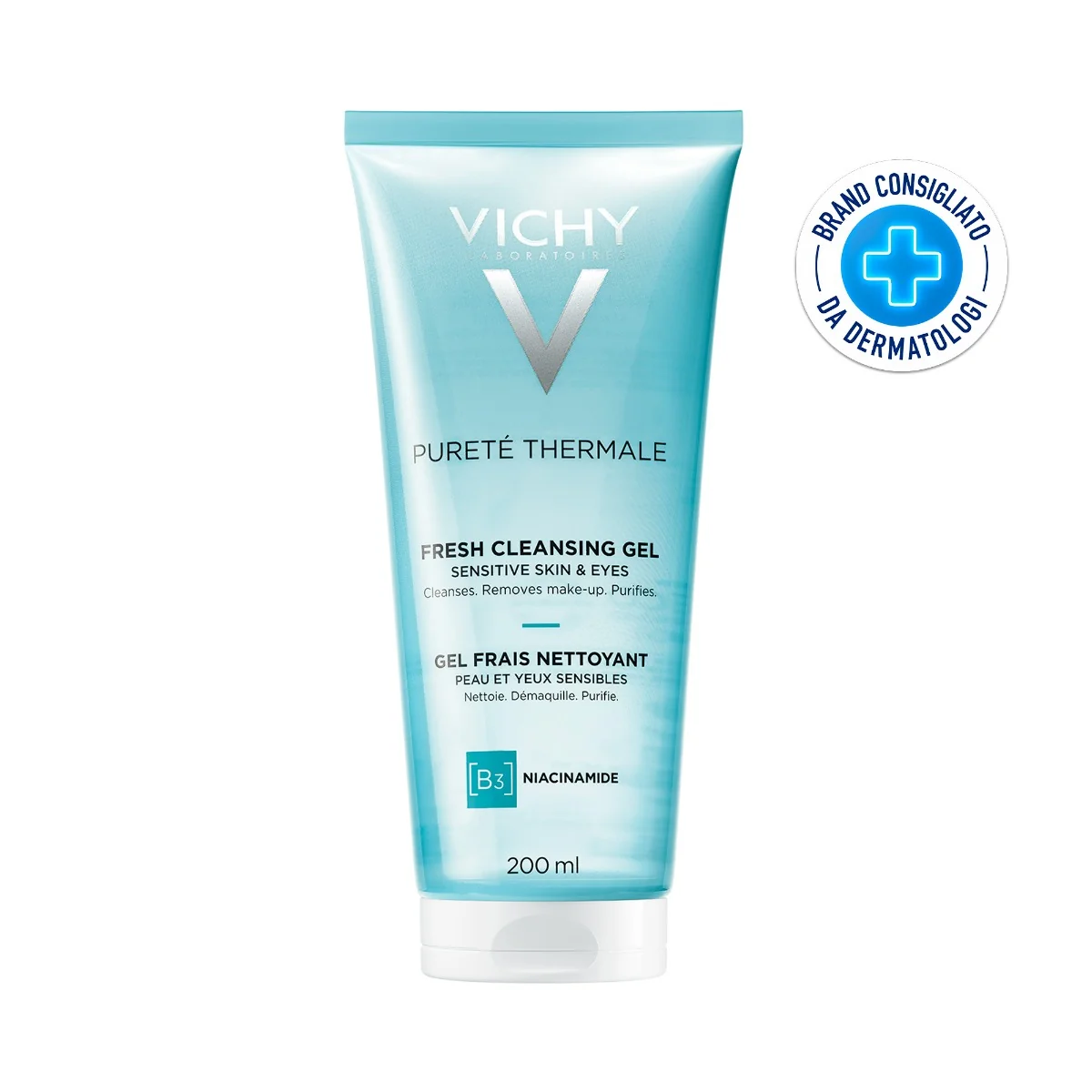 Purete Thermale Gel Frais Nettoyant Sensibles 200 Ml Non Comedogeno