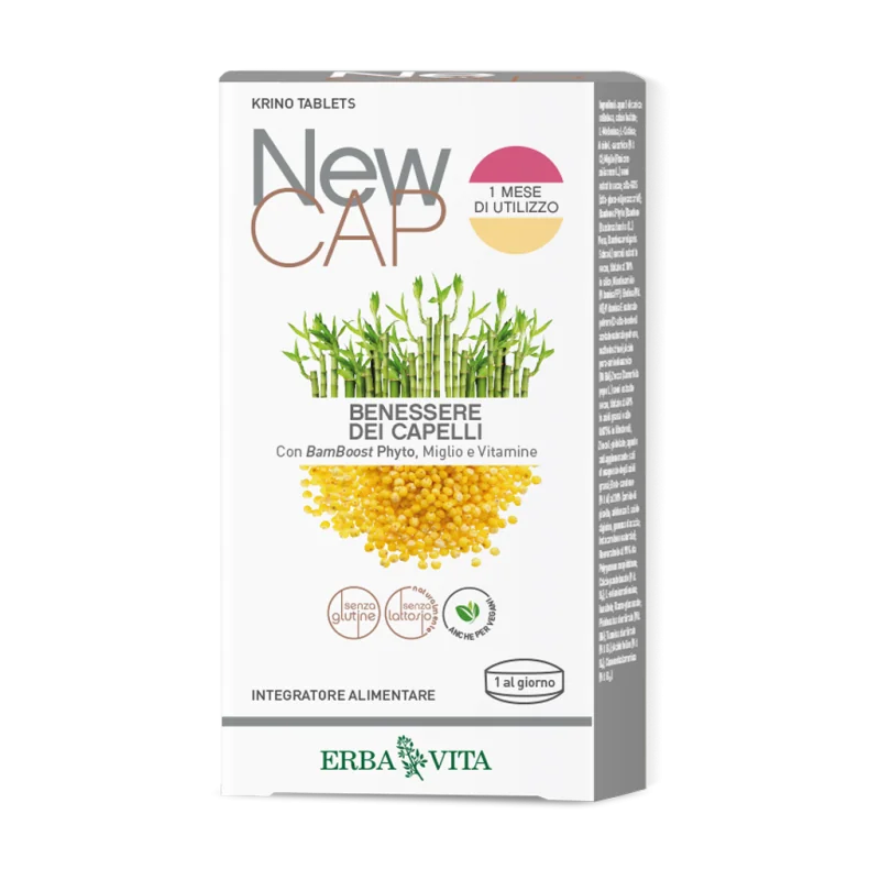 Erba Vita NewCap KrinoTablets Integratore Anticaduta 30 Compresse