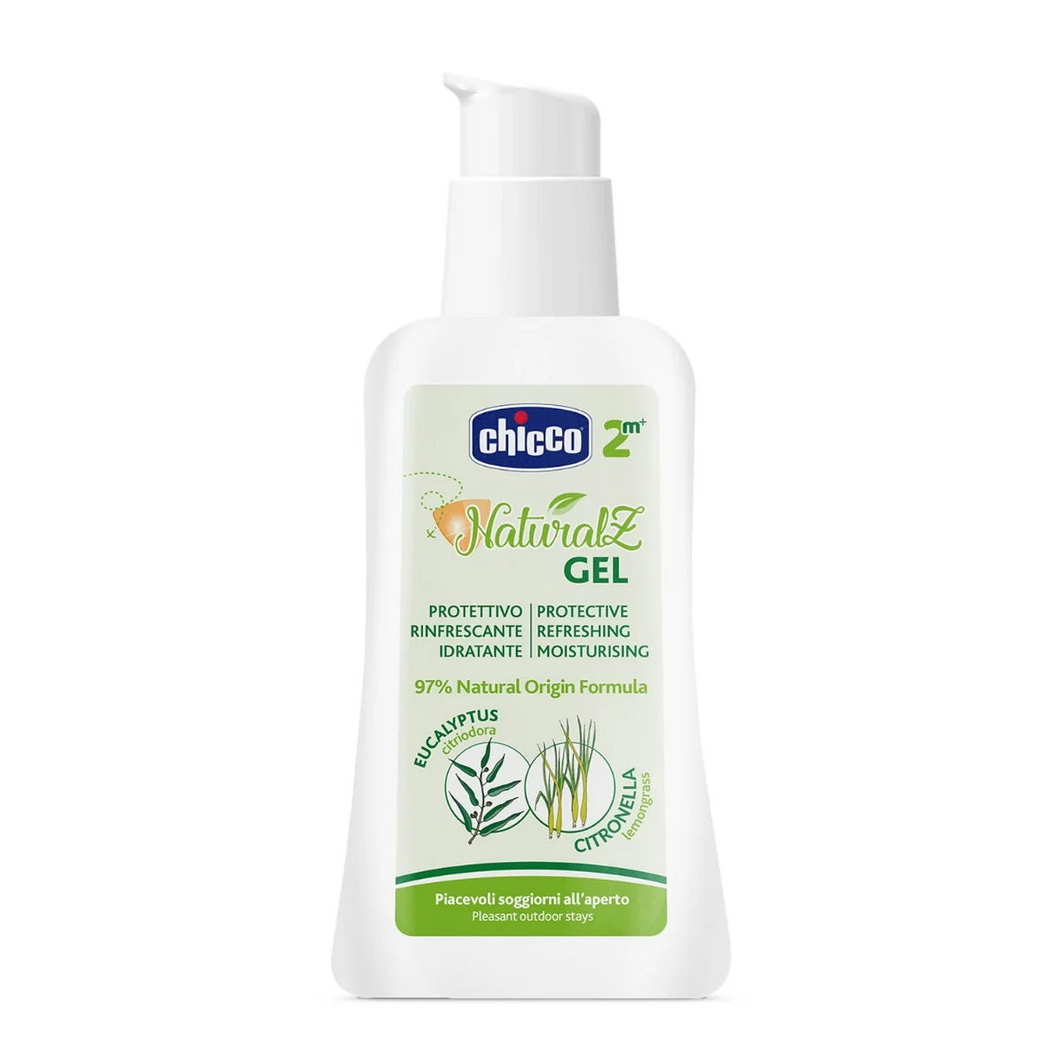 Chicco Gel Fresco Citronella Naturalz 60 ml Antizanzare
