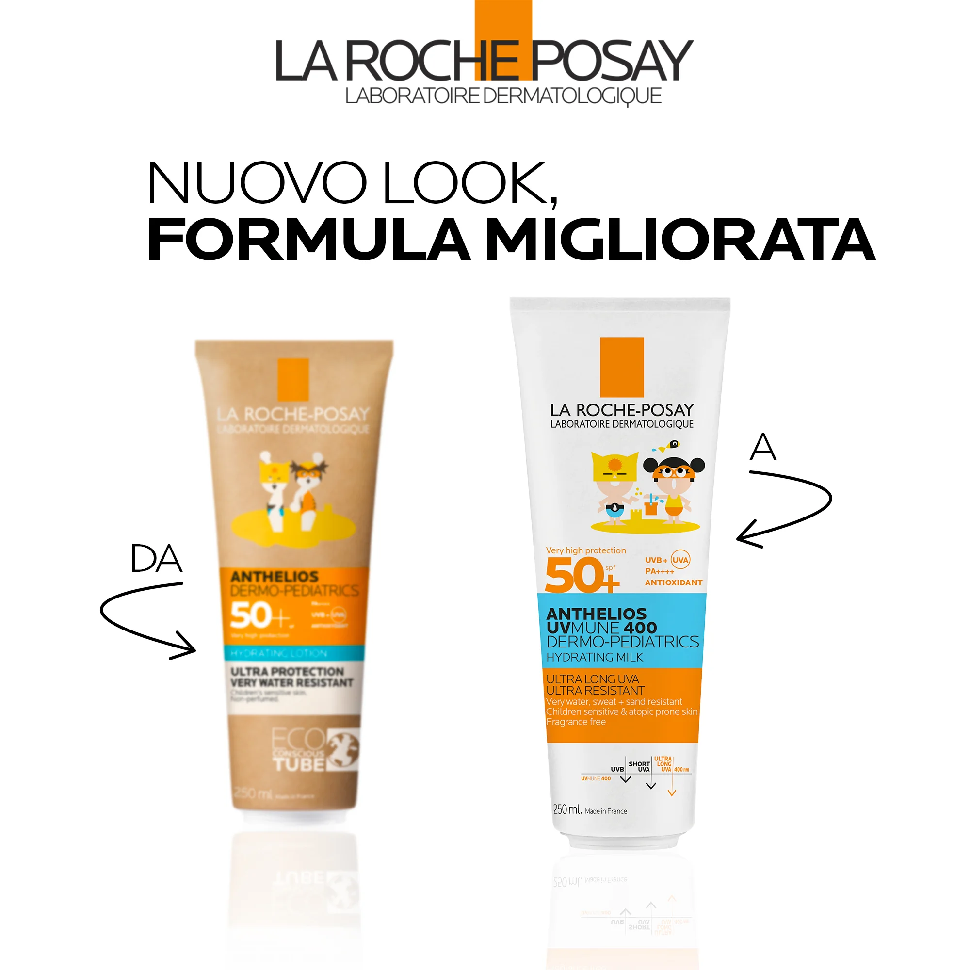 La Roche Posay Anthelios Latte Uvmune Bambini Spf50+ 250 ml Latte solare protettivo