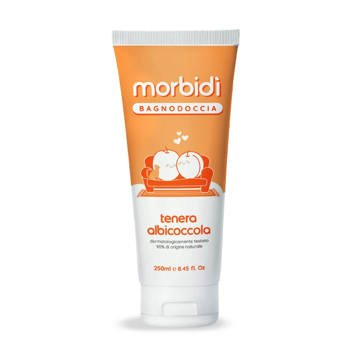 Morbidi' Doccia Albicocca 250 ml Detergente Quotidiano