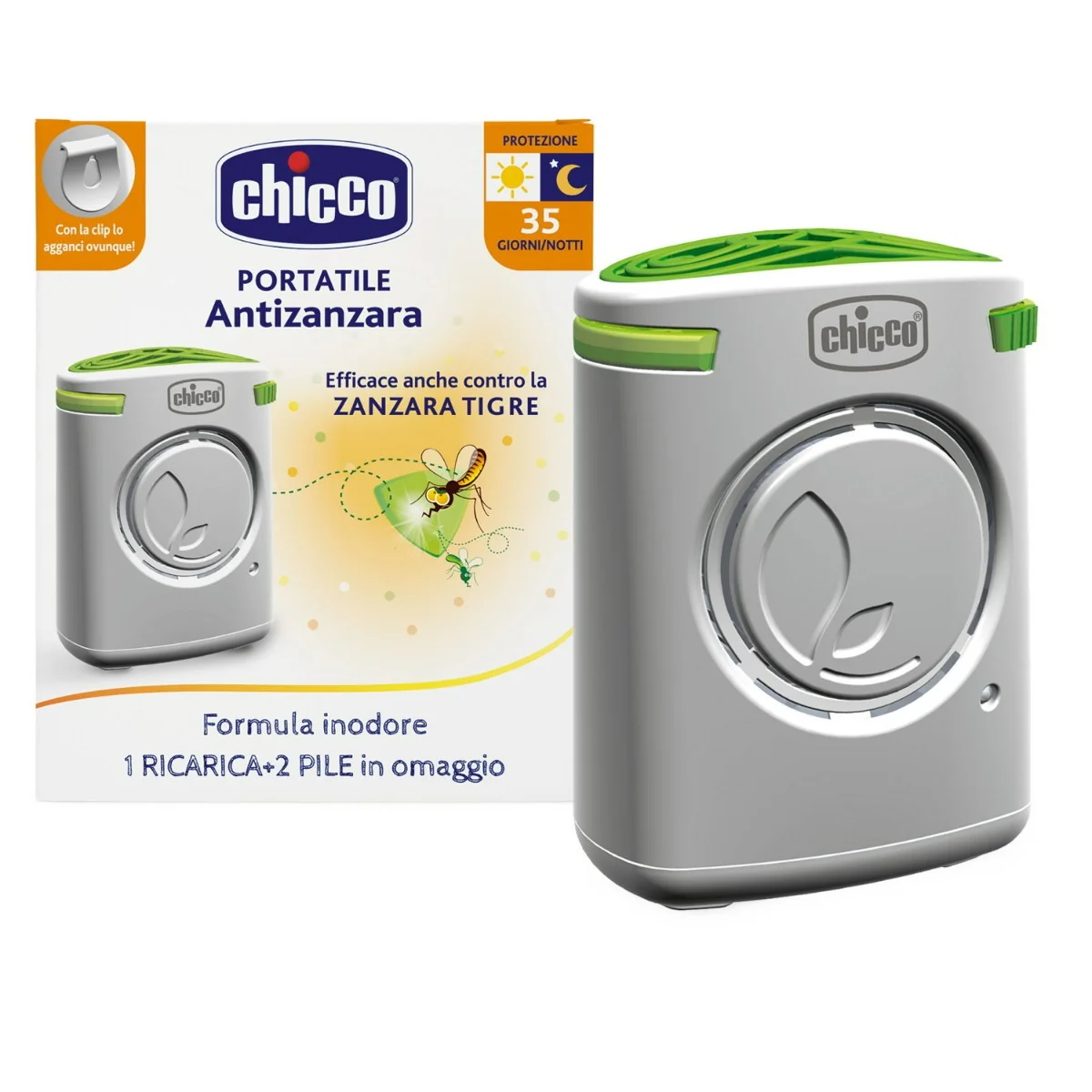 Chicco Dispositivo Antizanzare Biocida Sistema Insetticida Repellente