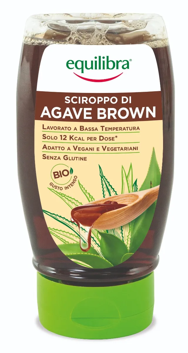 Equilibra Sciroppo Di Agave Brown 350G Dolcificante Naturale