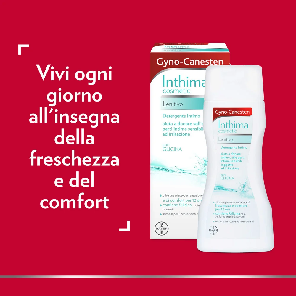 Gyno-Canesten Inthima Detergente Intimo Lenitivo Igiene Intima Quotidiana