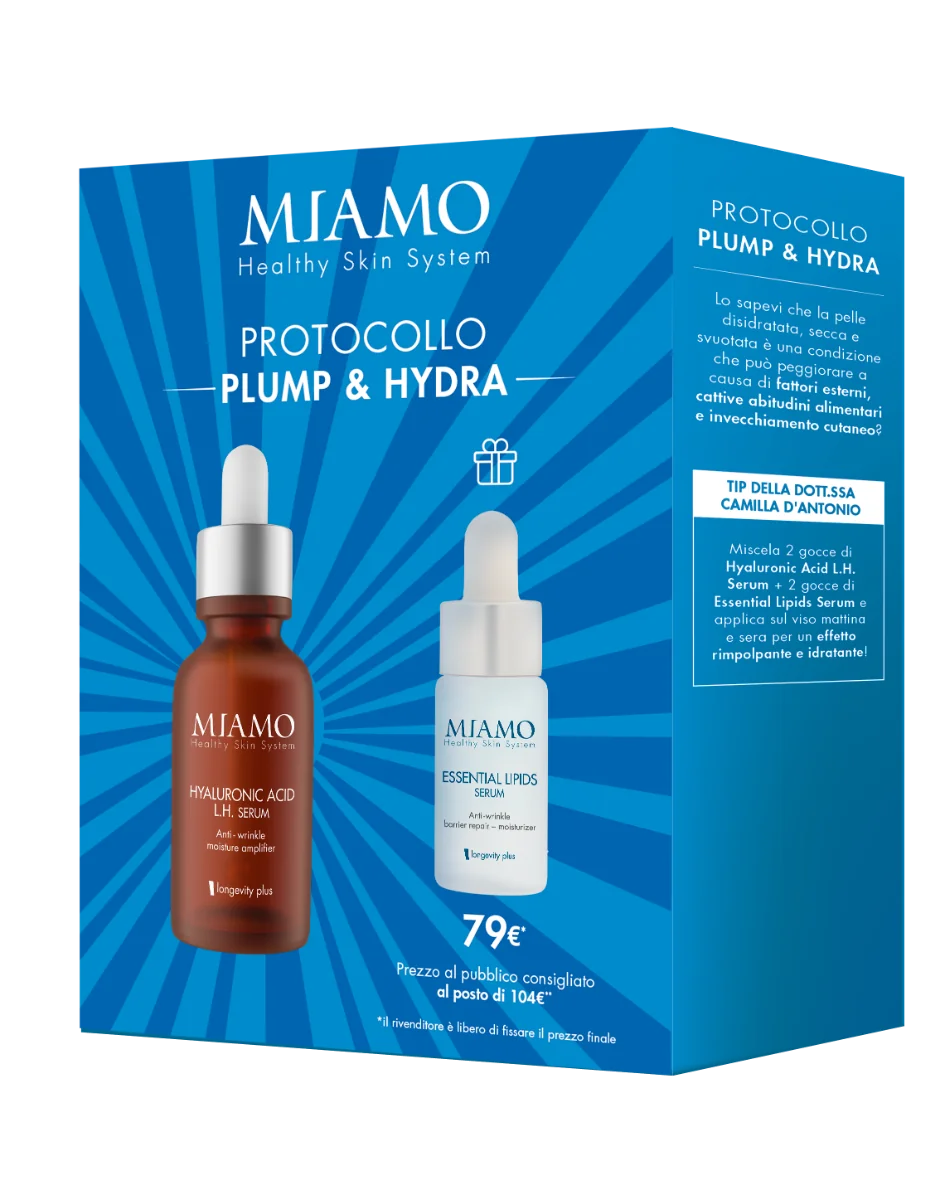 Miamo Cofanetto 2024 Plump&Hydra Azione Idratante Intensiva