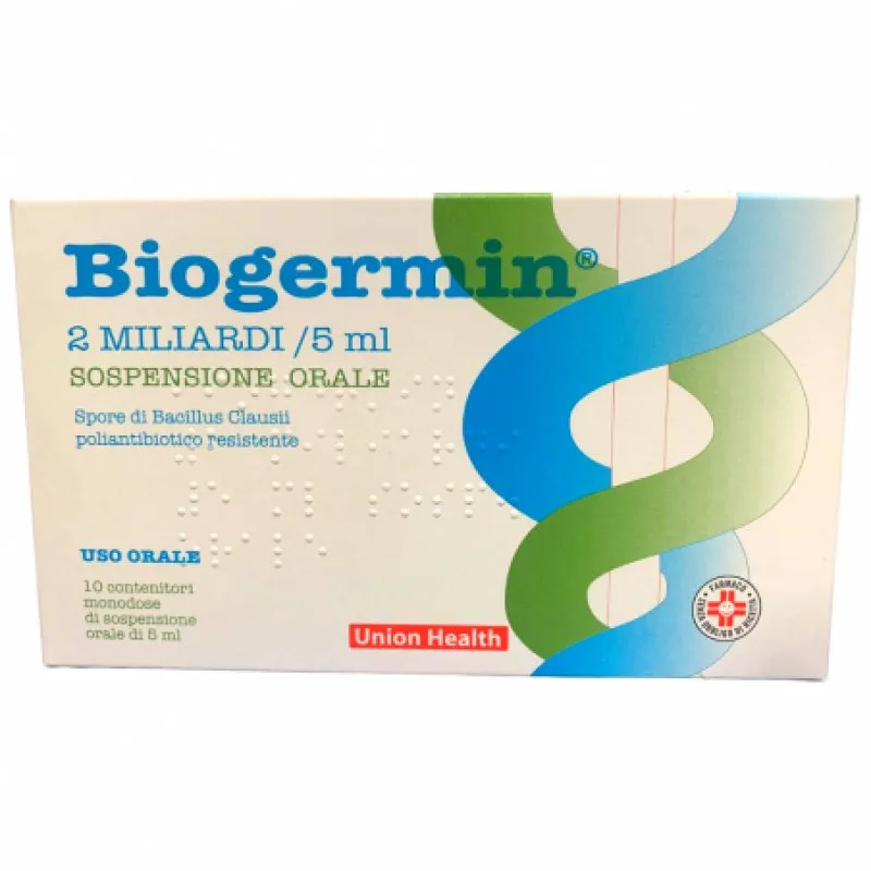 Biogermin Soluzione Orale 20 Flaconcini2Miliardi/5  ml