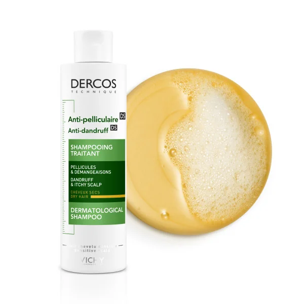 Vichy Dercos Technique 200 ml Shampoo Antiforfora per Capelli Secchi Shampoo Trattante Capelli Secchi