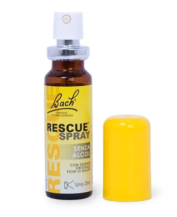 Bach Rescue Spray Senza Alcool 20 ml - Integratore per l'Ansia