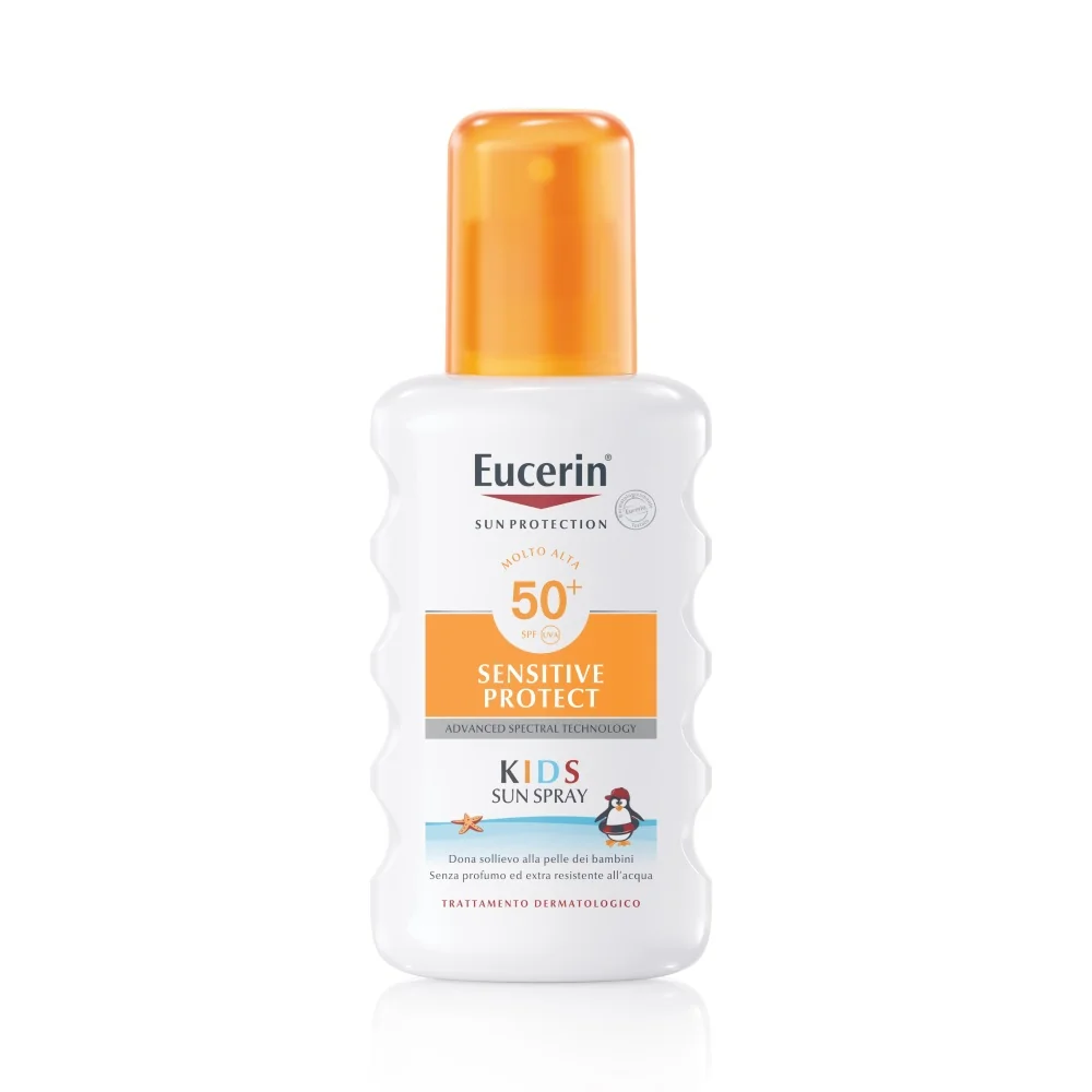 Eucerin Sun Kids Spray Spf 50+ 200 ml Protezione Solare Bambini