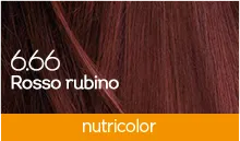 Biokap Nutricolor 6.66 Rosso Rubino Tinta Per Capelli