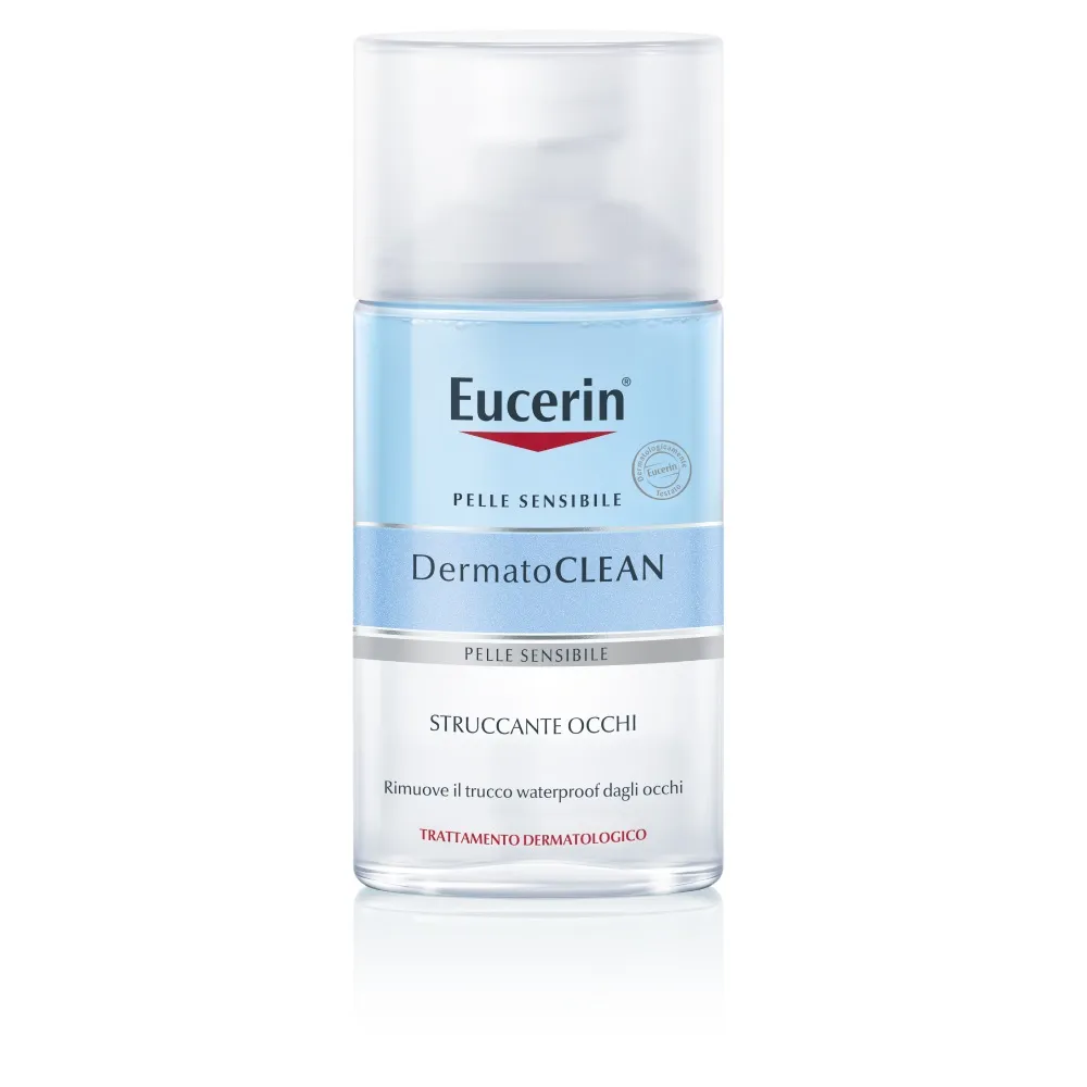 Eucerin Dermatoclean Eye Waterproof 125 ml Struccante Occhi