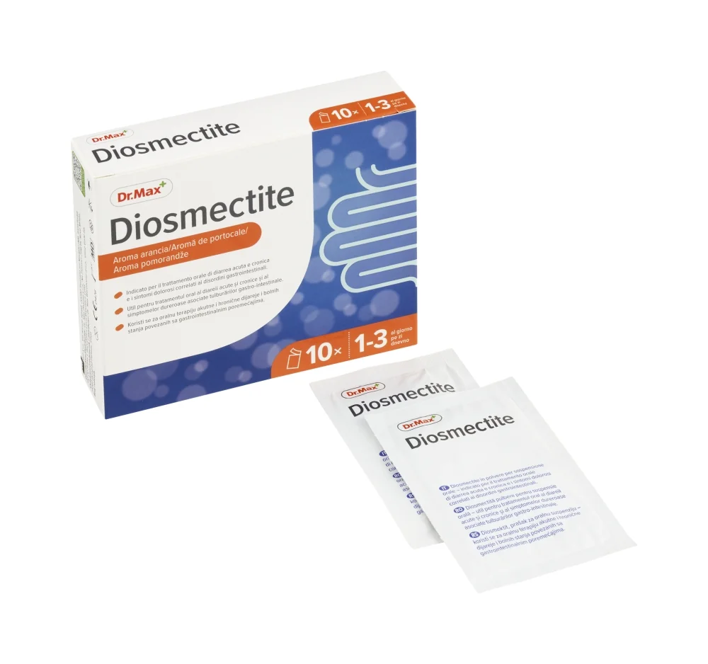 Dr. Max Diosmectite 10 Bustine Antidiarroico