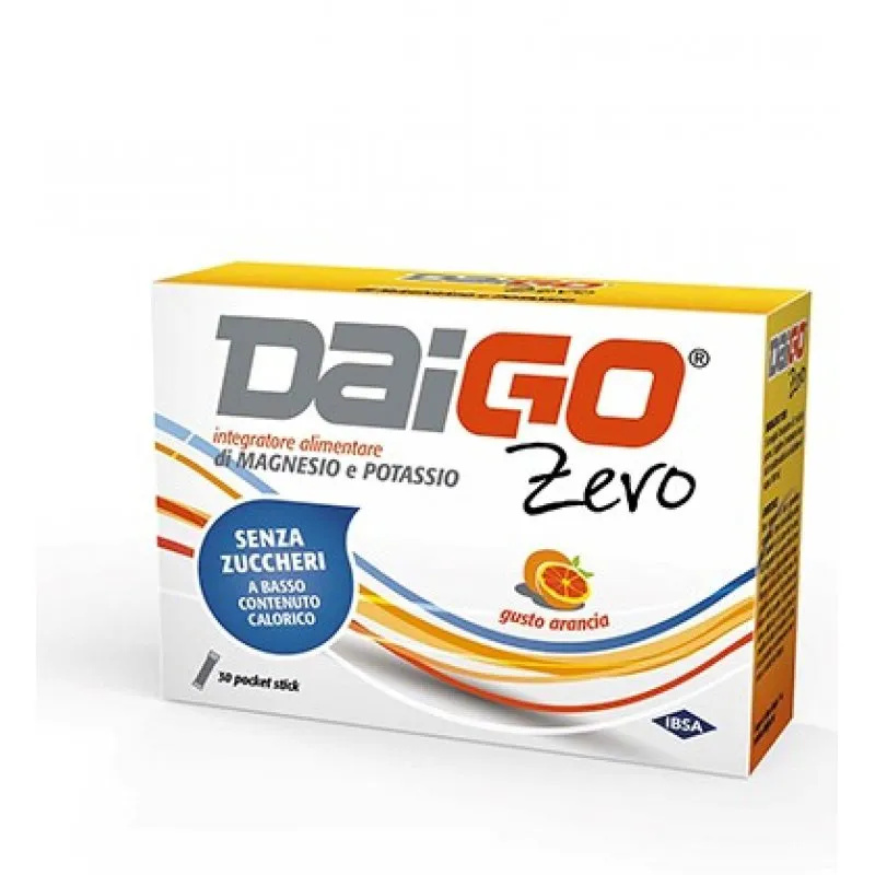 Daigo Zero Integratore Magnesio e Potassio Senza Zucchero 30 Bustine Stick