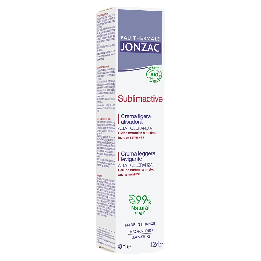 Jonzac Crema Leggera Levigante Anti Age Sublimactive 40 Ml Pelle da Normale a Mista