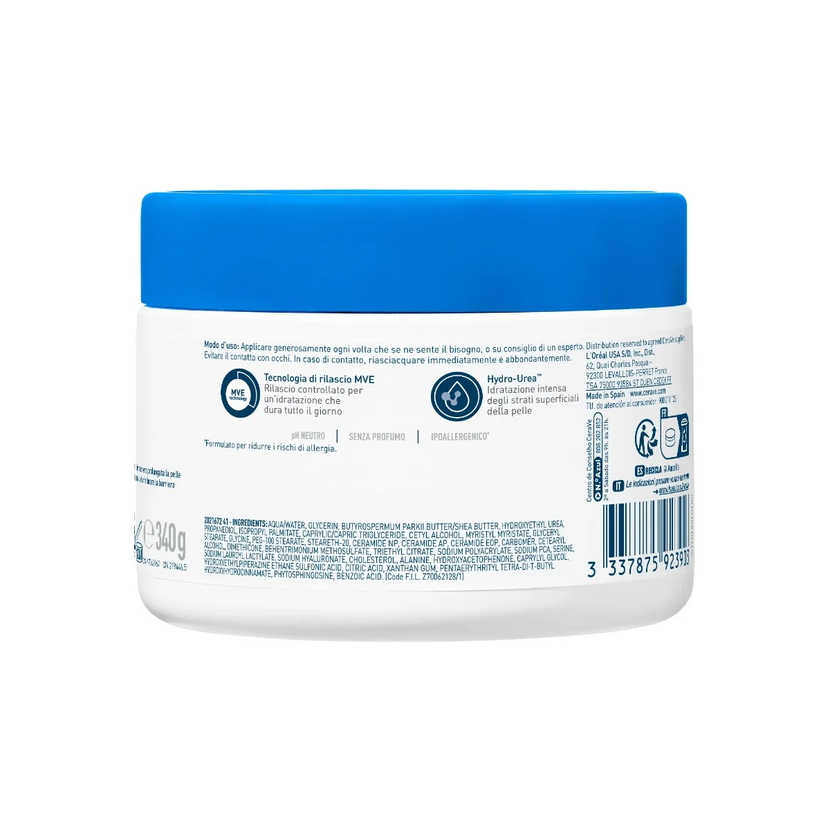 Cerave Intensive Moisurizing Cream 340 G Idratazione