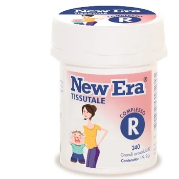 New Era Tissutale Complesso R Integratore Salino 240 Granuli Contro Tensioni Stanchezza e Raffreddamento