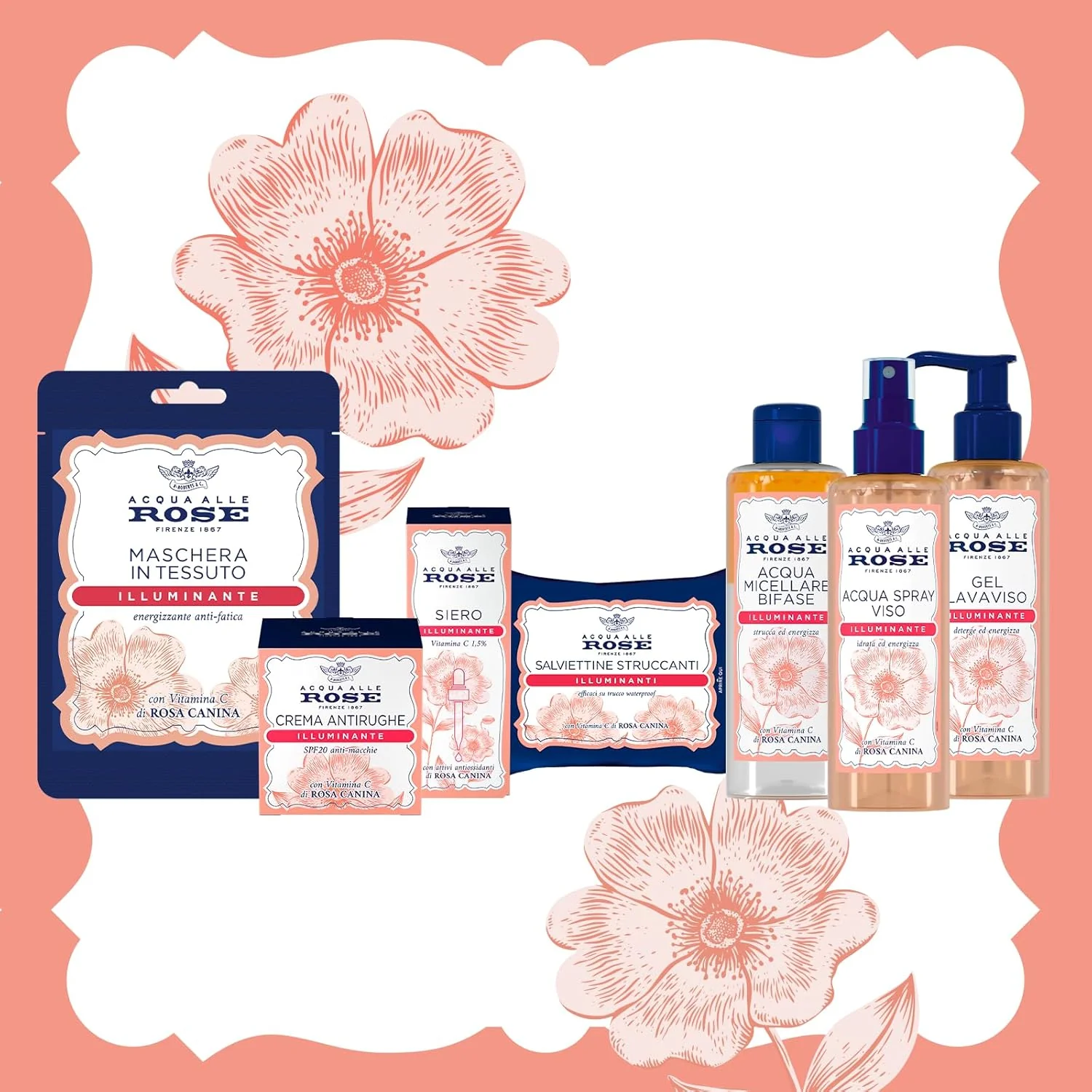 Acqua Alle Rose Gel Lavaviso Illuminante 200 Ml