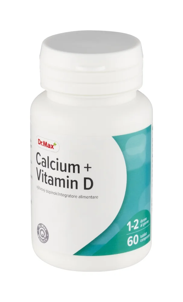 Dr. Max Calcio + Vitamina D 60 Compresse Benessere delle Ossa e delle Articolazioni