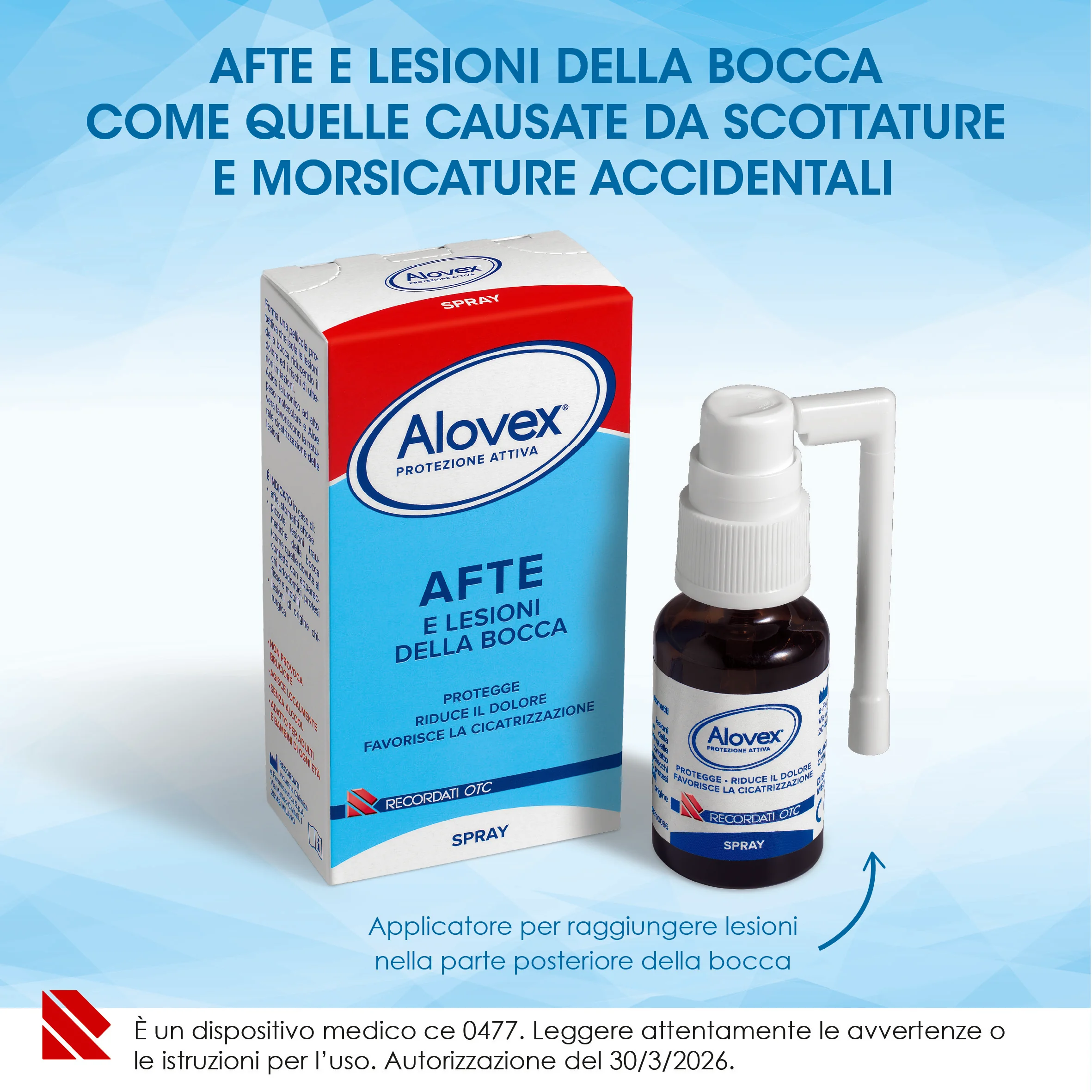 Alovex Protezione Attiva Spray Anti Afte 15 ml