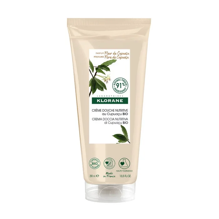 Klorane Crema Doccia Nutritiva al Burro di Cupuacu Bio 200 ml Delicata e Nutriente