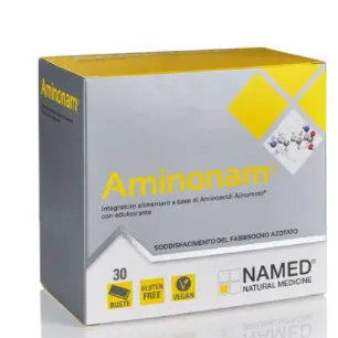 Aminonam Integratore di Aminoacidi e Vitamine 30 Bustine 