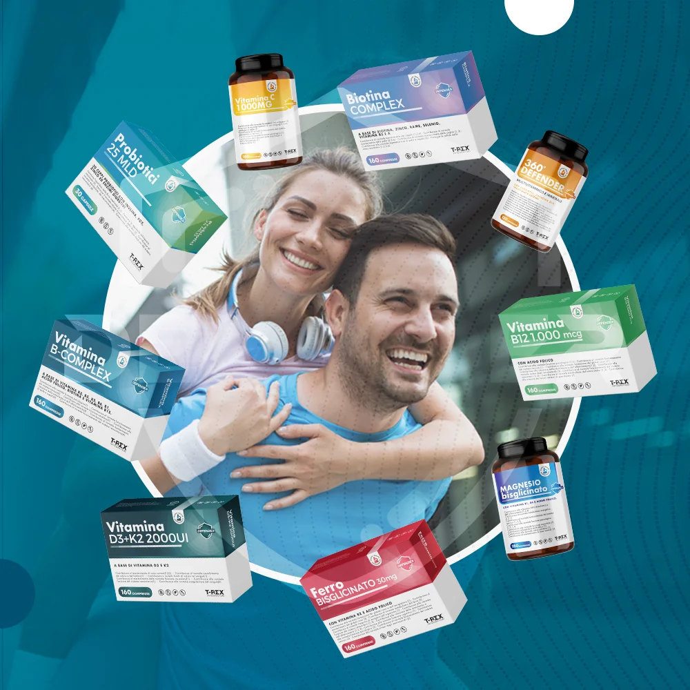 T-Rex Vitamina B Complex 160Cpr Stanchezza ed Affaticamento