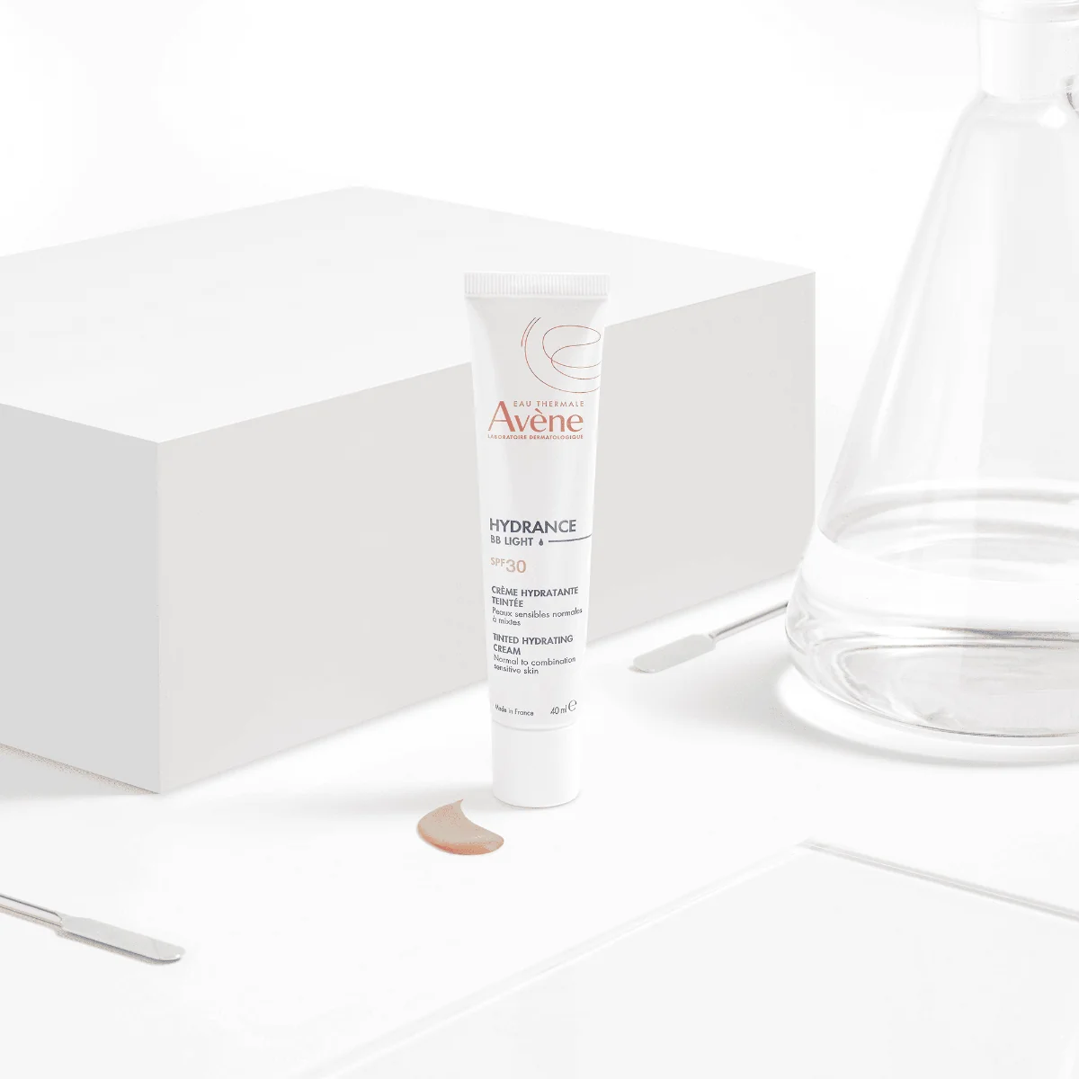 Avène Hydrance Emulsione Teinté Velluto SPF 30 40 ml Idratante Viso Colorato