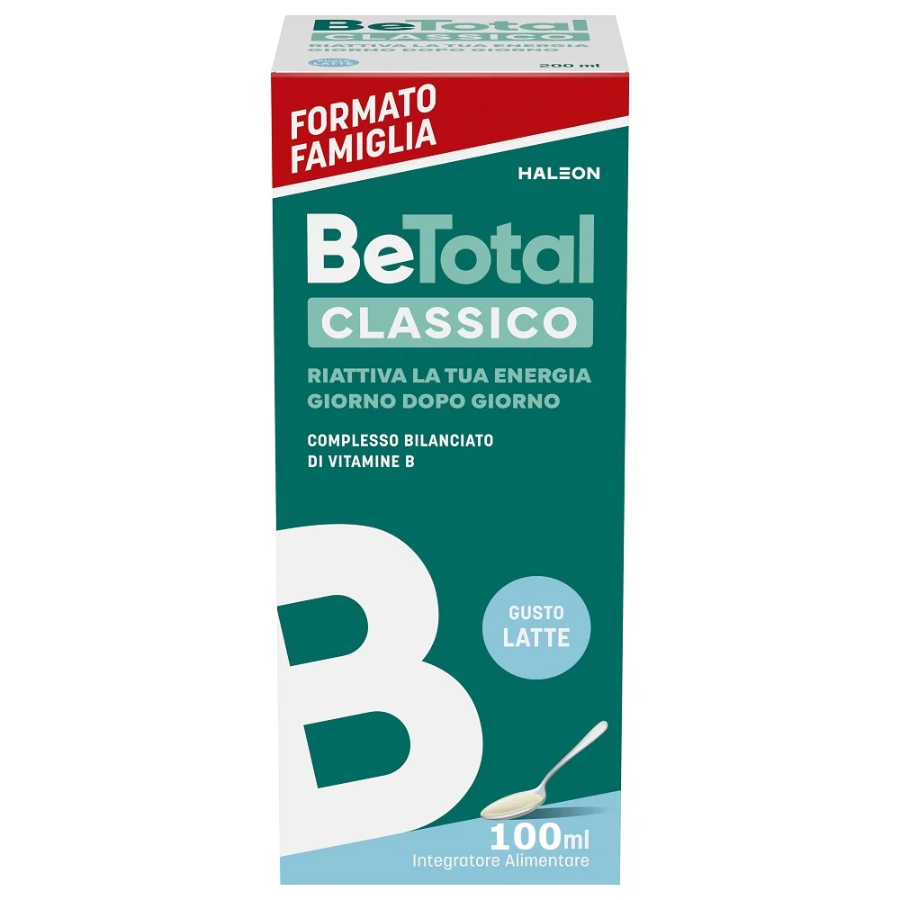 Be-Total Sciroppo Bambini 100 Ml Integratore Alimentare Vitamina B Stanchezza Sistema Immunitario Bambini
