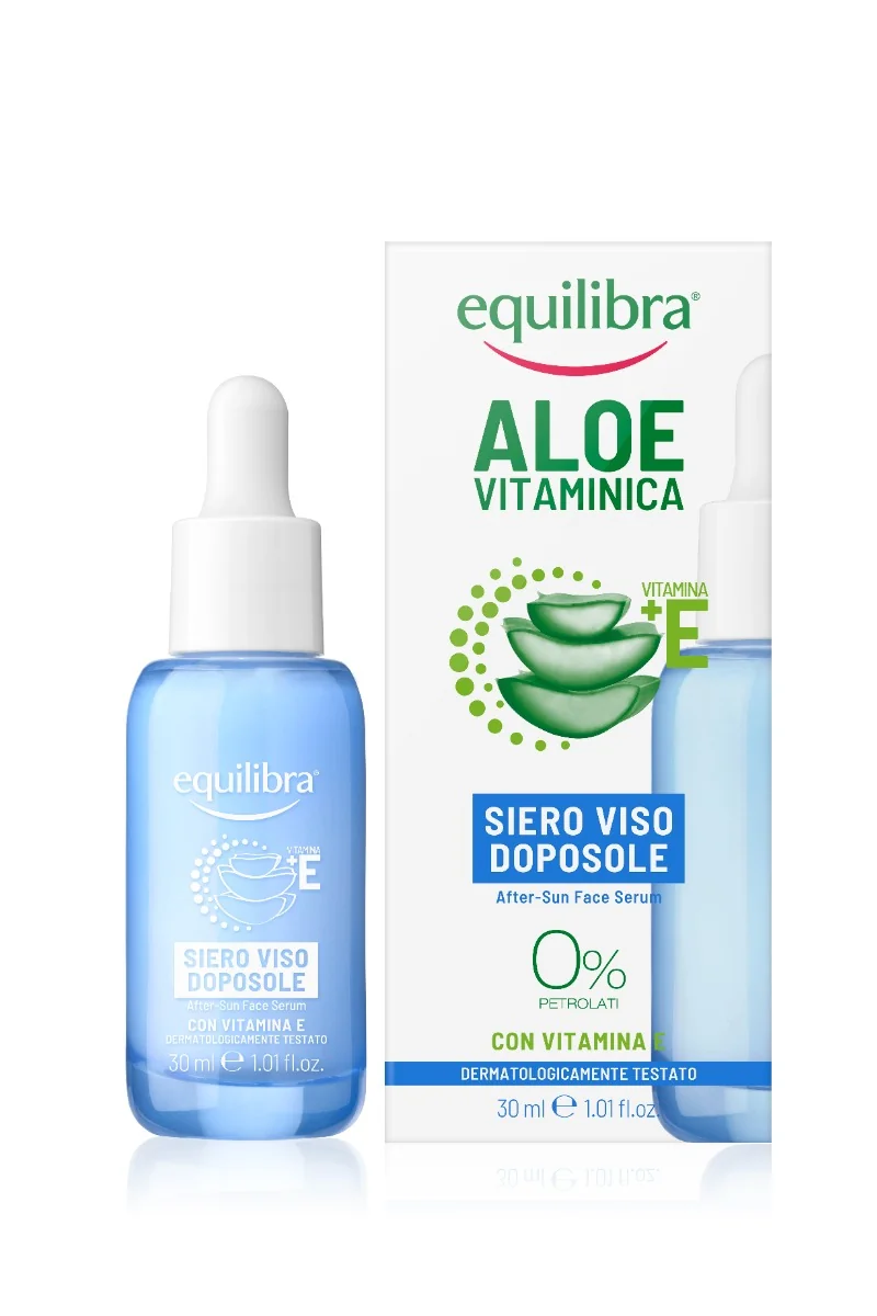 Equilibra Siero Viso Doposole 30 ml Lenisce e Rigenera