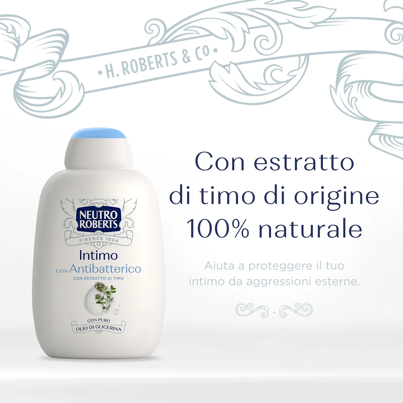 Neutro Roberts Intimo Detergente Antibatterico 200 ml Con Estratto di Tea Tree