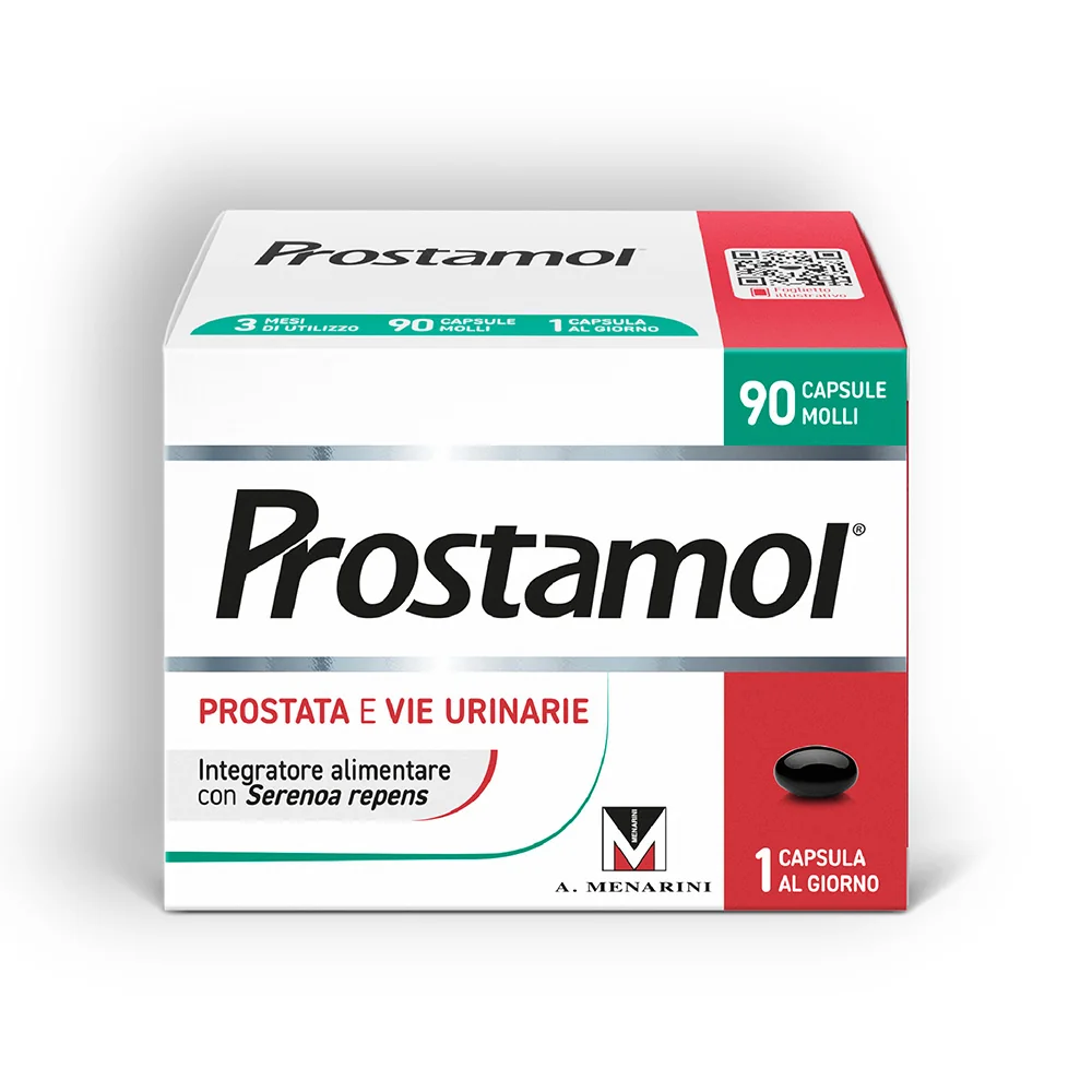 Prostamol 90 Capsule Molli Integratore Prostata e Vie Urinarie
