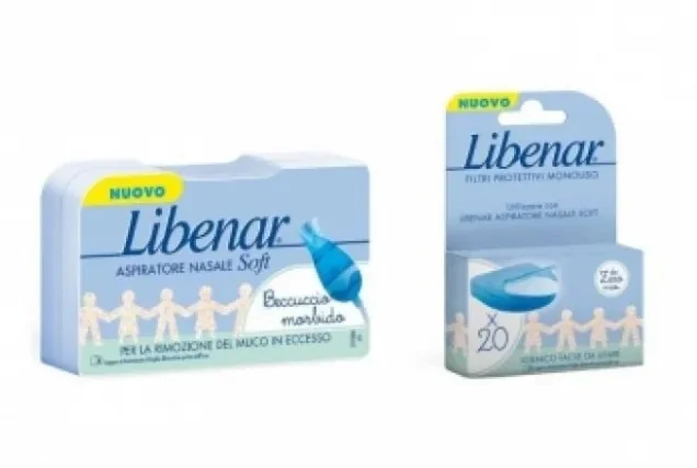 Libenar PROMO Aspiratore Nasale Soft + Filtri Ricambio