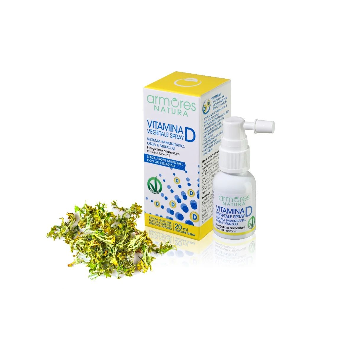 Armores Natura Vitamina D Vegetale Spray 20 ml Integrazione Vitaminica