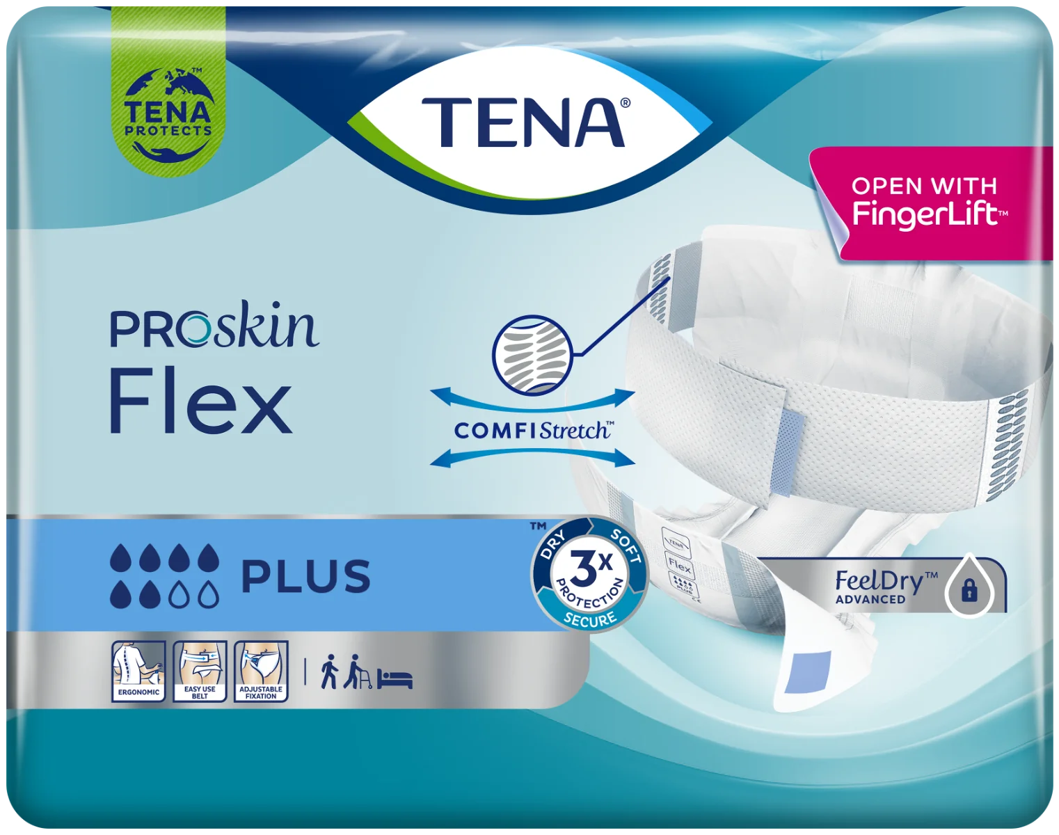 Tena Flex Plus Xl 30 Pezzi Ausilio per Incontinenza