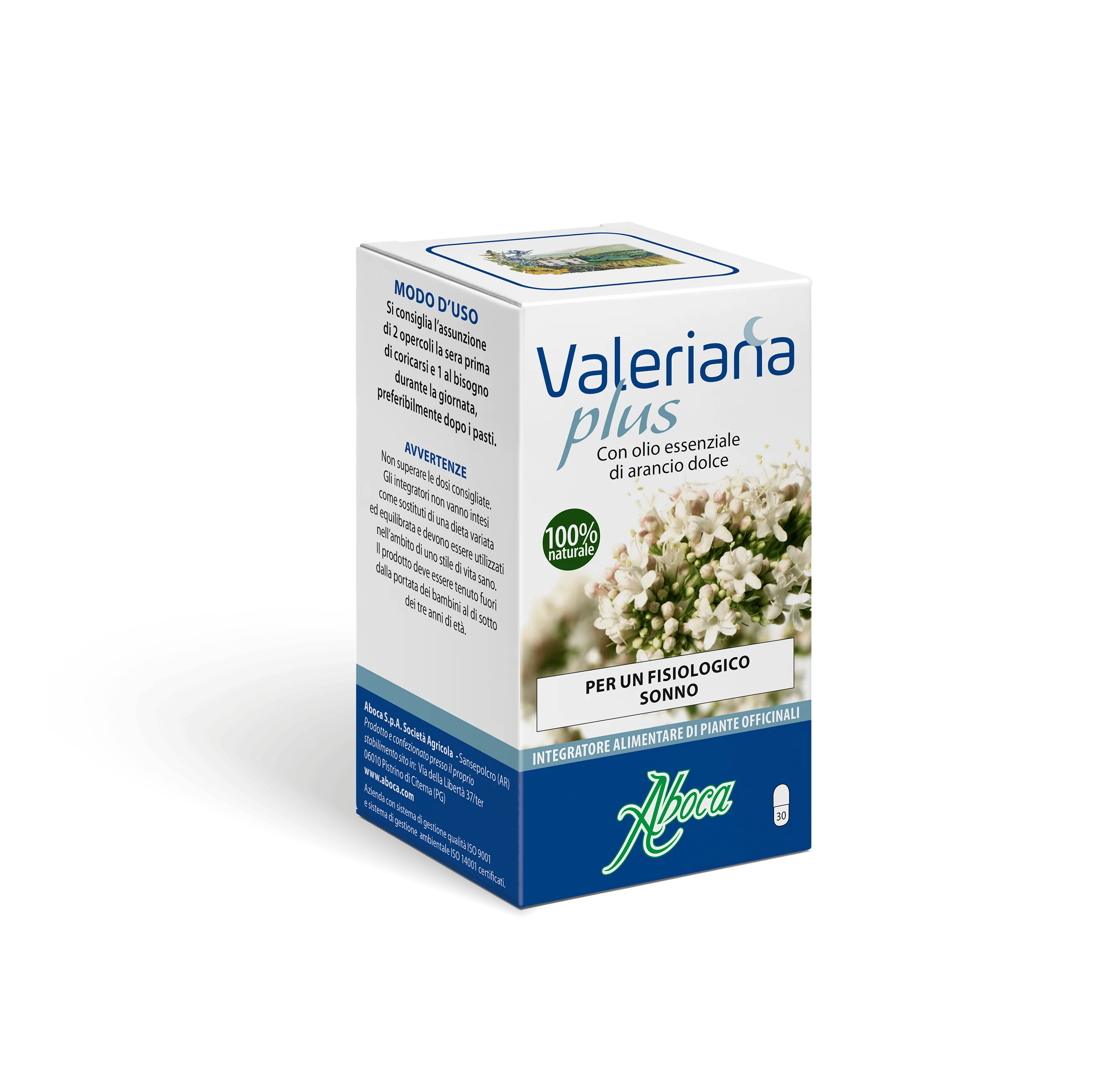Aboca Valeriana Plus 30 Opercoli Integratore Sonno