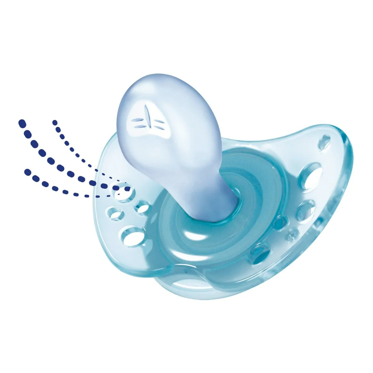 Chicco Succhietto Air Boy Silicone 0-6 m 2 Pezzi Accessori neonato