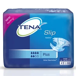 Tena Slip Plus L 30 Pezzi Pannoloni per perdite urinarie