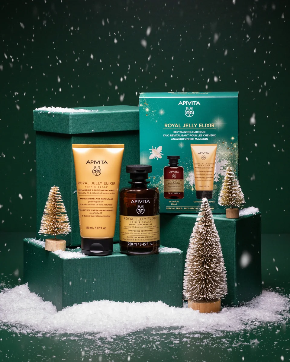 Apivita Pro Xm Royal Jelly Shampoo&Conditioner Mask