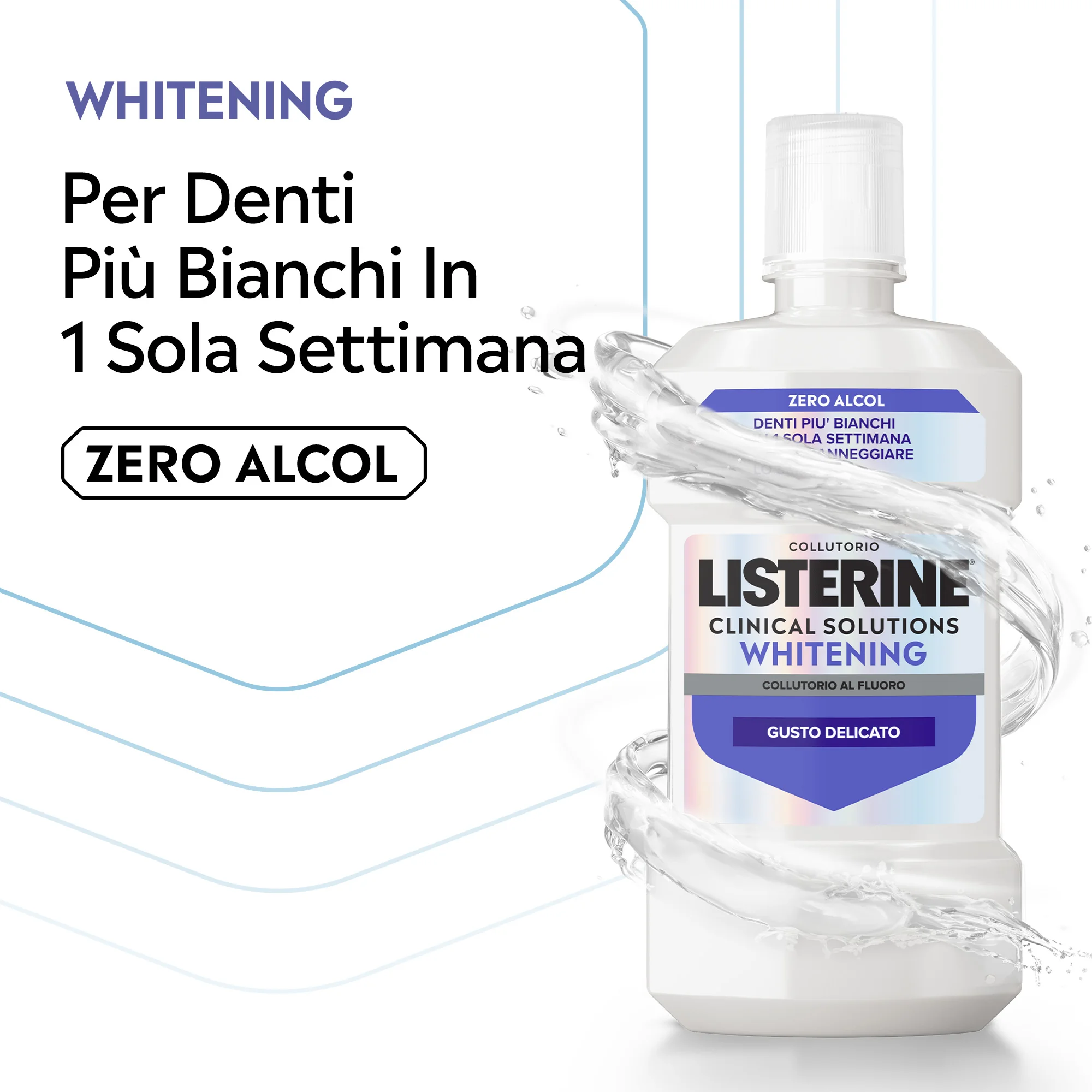 Listerine Advanced White Delicato Rinforza i Denti