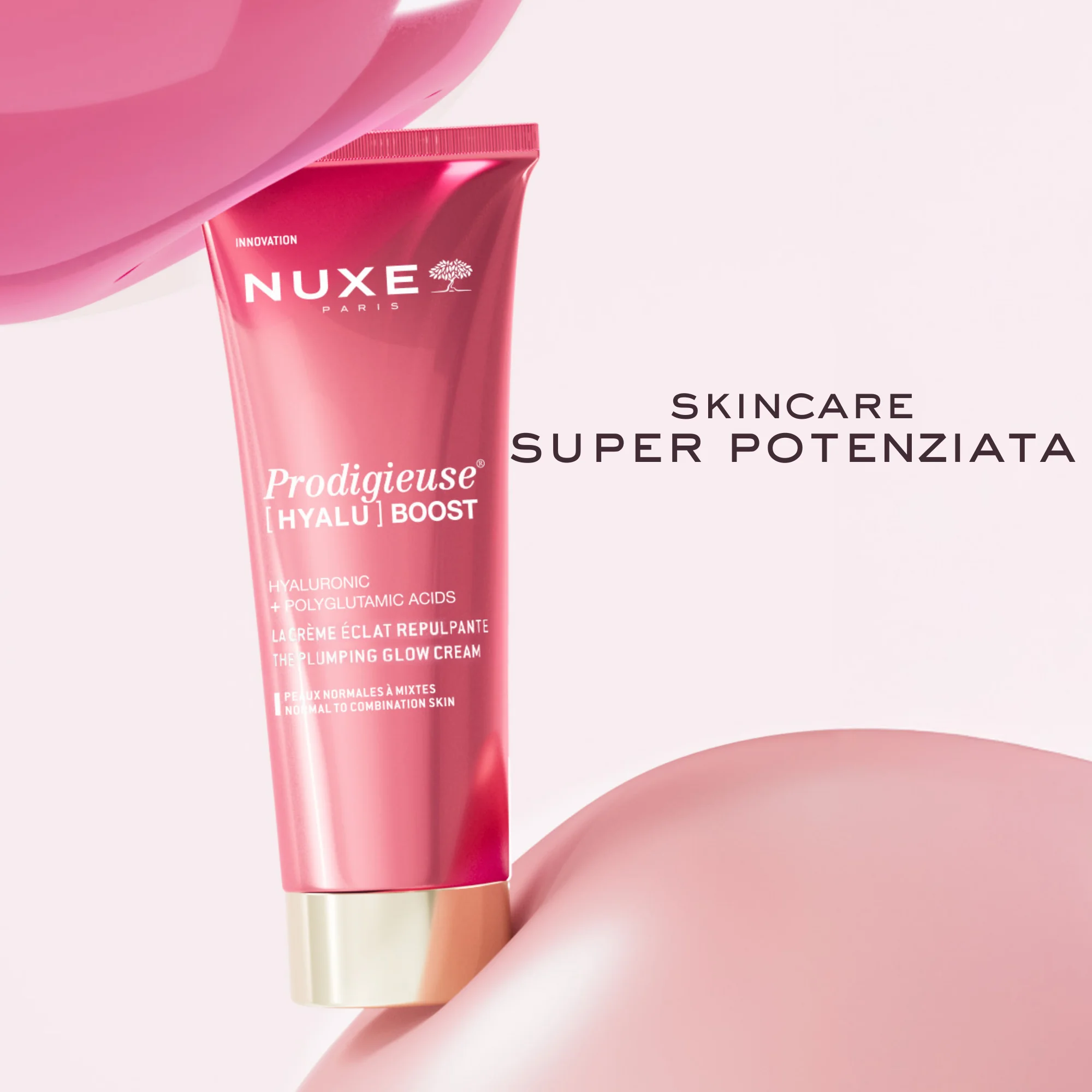 Nuxe Hyalu Boost Crema Illuminante Rimpolpante 50 ml Trattamento Viso Idratante