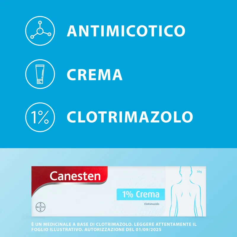 Canesten Crema Antimicotica 30g Funghi e Micosi