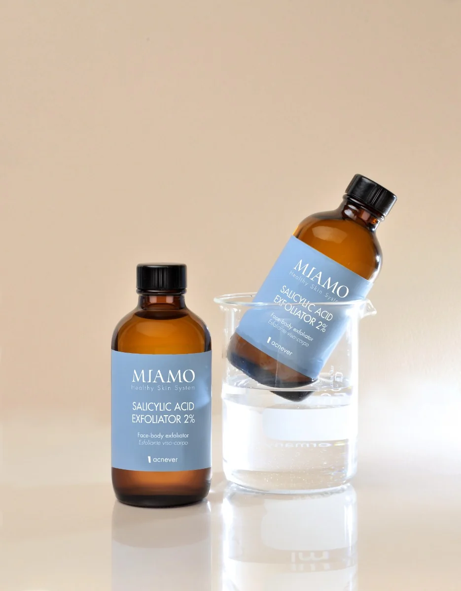 Miamo Acnever Salicylic Acid Exfoliator 2% 120 ml Lozione Esfoliante Viso e Corpo
