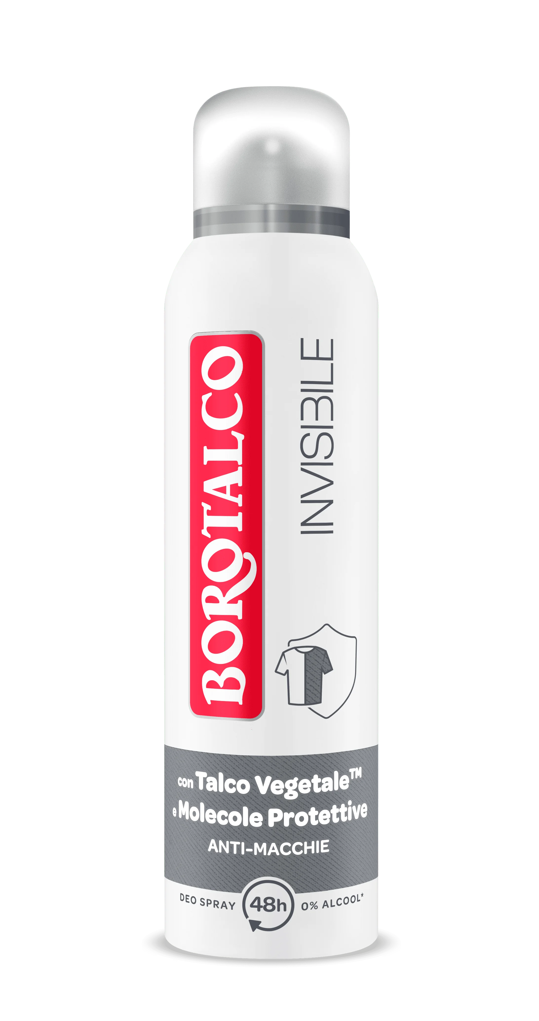Borotalco Deo Spray Invisibile Grigio 150 ml Deodorante 48h