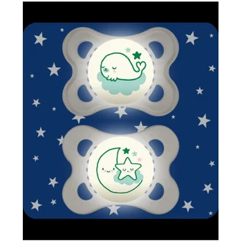 Mam Night Succhietto 2-6 Mesi Doppio Neutro Luminoso