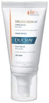 Ducray Melascreen UV Crema Ricca SPF 50+ Pelle Secca 40 ml