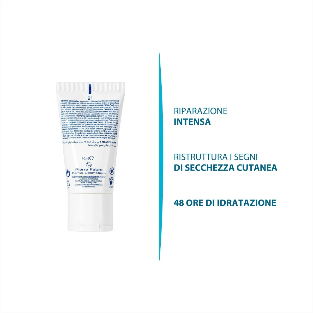 Ducray Keracnyl Repair Crema Antiacne 50 Ml
