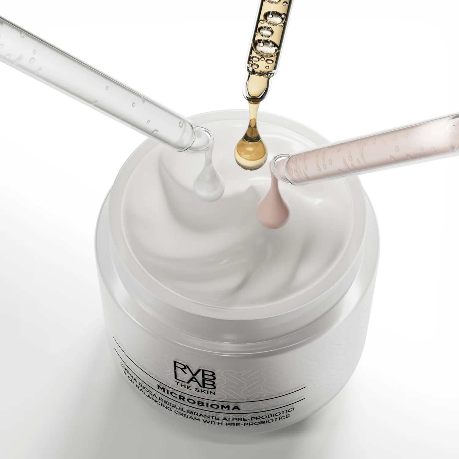 RVB Lab Crema Ricca Riequilibrante Nutri-Riparatrice 50 ml ai Pre-probiotici