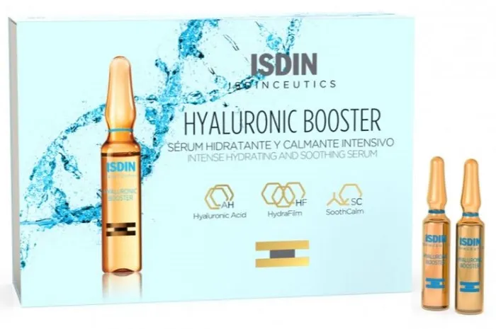 Isdin Isdinceutics Hyaluronic Concentrate Booster Siero per Pelle più Luminosa 10 Fiale