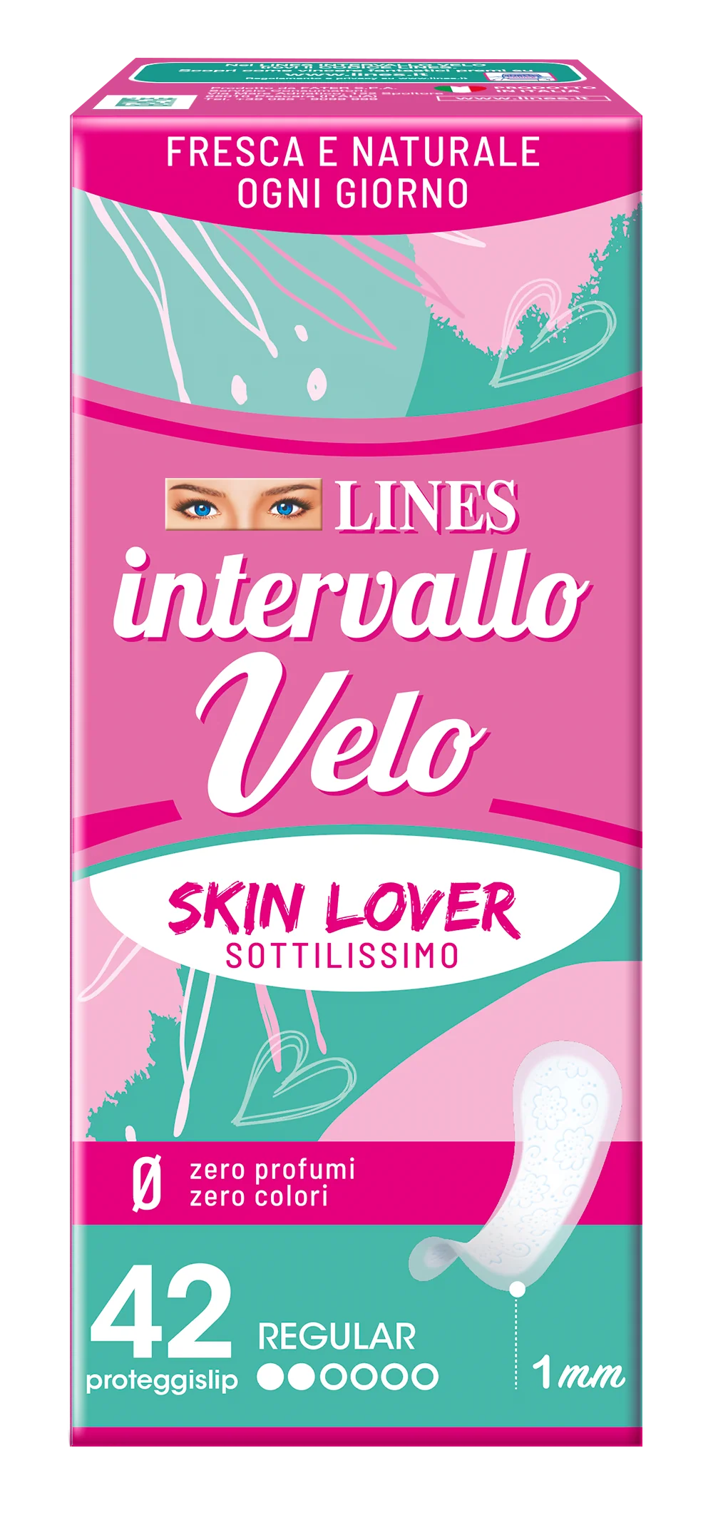 Lines Velo Salvaslip 42 Pezzi Freschezza Quotidiana