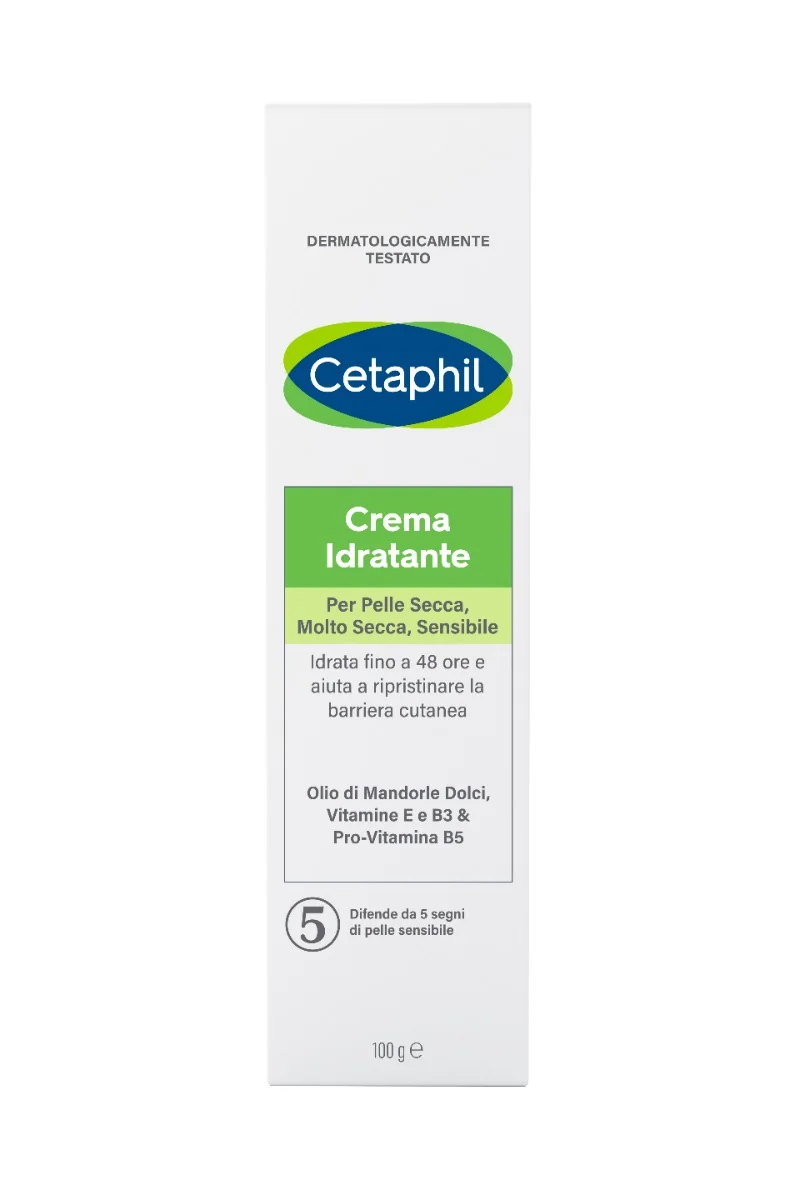 Cetaphil Crema Idratante 100 g Pelle Secca Viso e Corpo